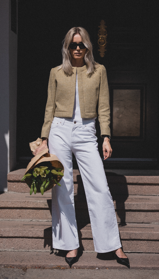 Boxy Blazer In Pistachio